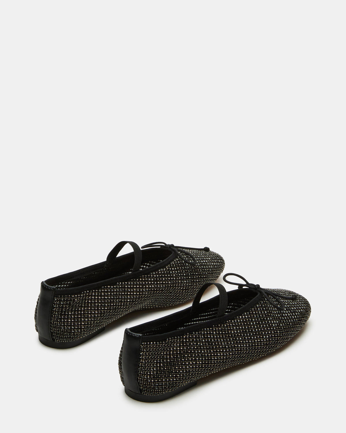 DELARA Rhinestones Black Multi Mary Jane Ballet Women's Flat | Steve Madden