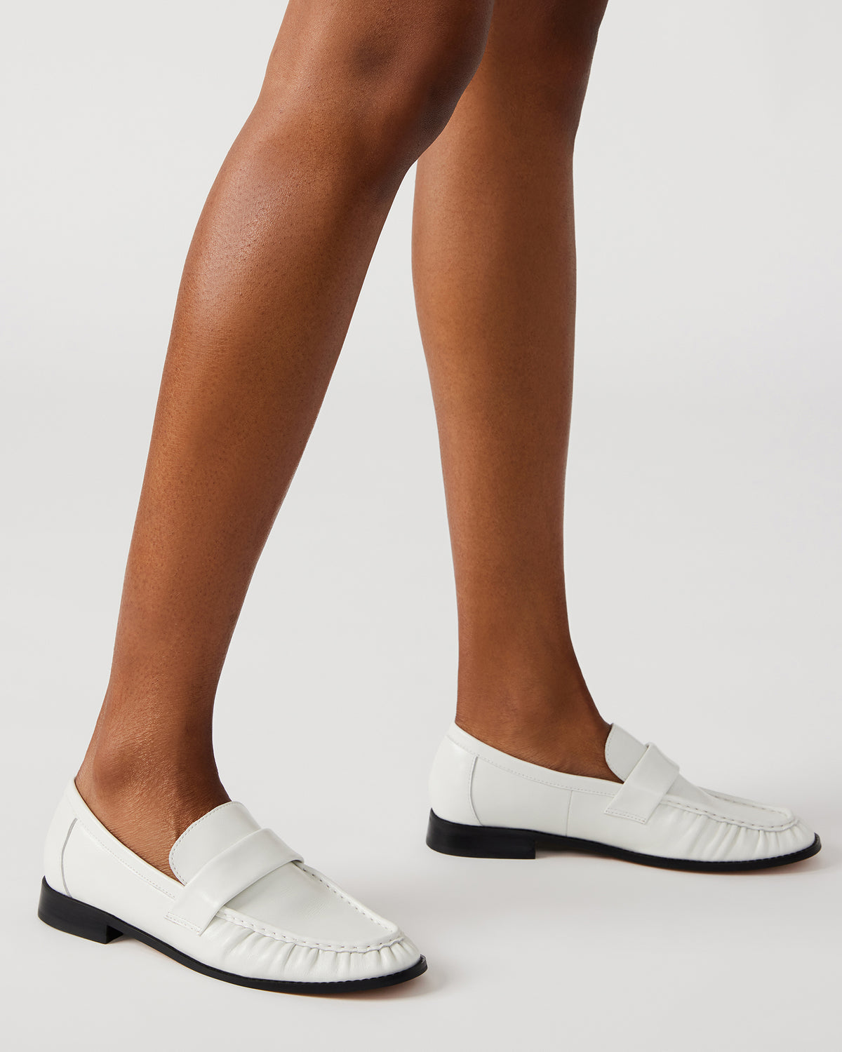 RIDLEY Ice Leather Tailored Loafer | Women's Loafers | Steve Madden