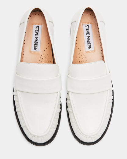 RIDLEY Ice Leather Tailored Loafer | Women's Loafers | Steve Madden