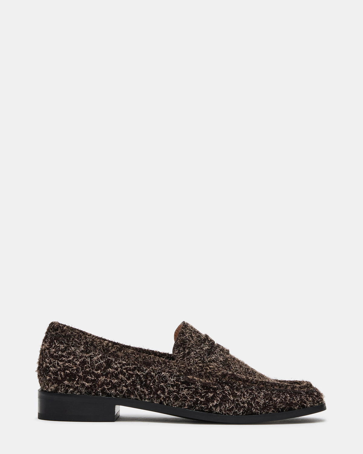 PARLOUR Brown Suede Square Toe Loafer | Women's Loafers | Steve Madden