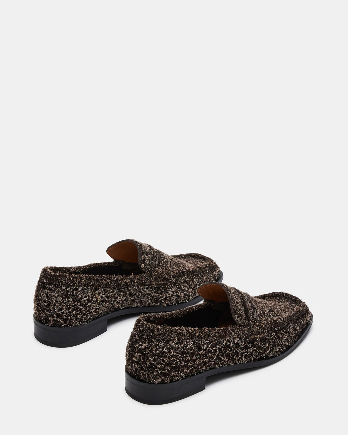 PARLOUR Brown Suede Square Toe Loafer | Women's Loafers | Steve Madden