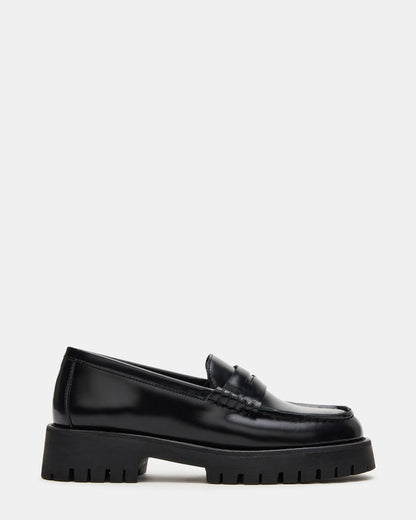 LANGSTEN Black Box Women's Platform Lug Loafer | Steve Madden