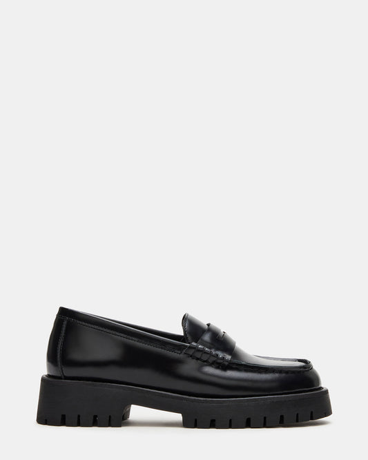 LANGSTEN Black Box Women's Platform Lug Loafer | Steve Madden