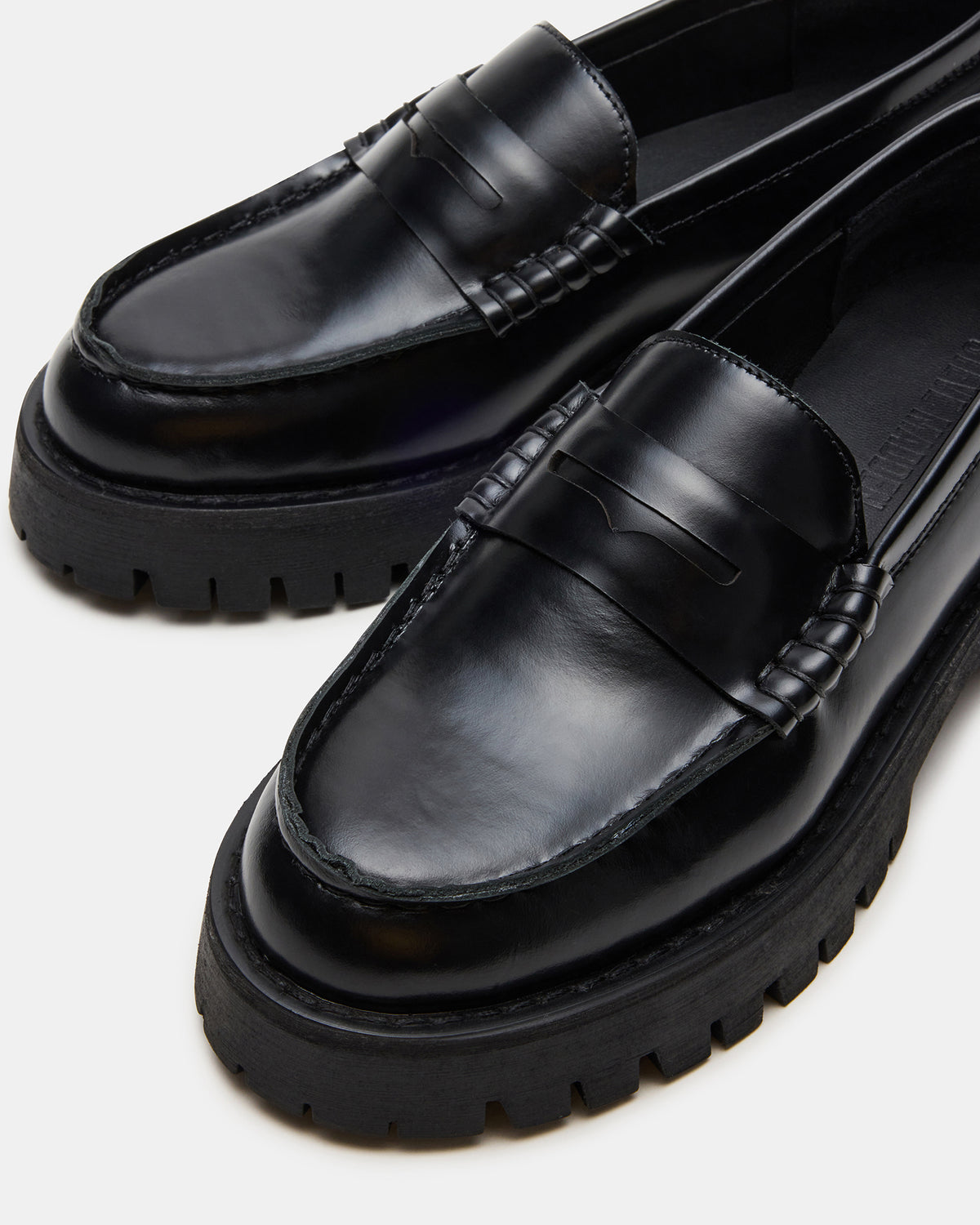 LANGSTEN Black Box Women's Platform Lug Loafer | Steve Madden