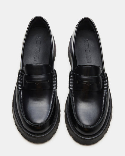 LANGSTEN Black Box Women's Platform Lug Loafer | Steve Madden