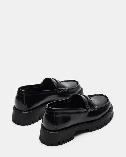 LANGSTEN Black Box Women's Platform Lug Loafer | Steve Madden