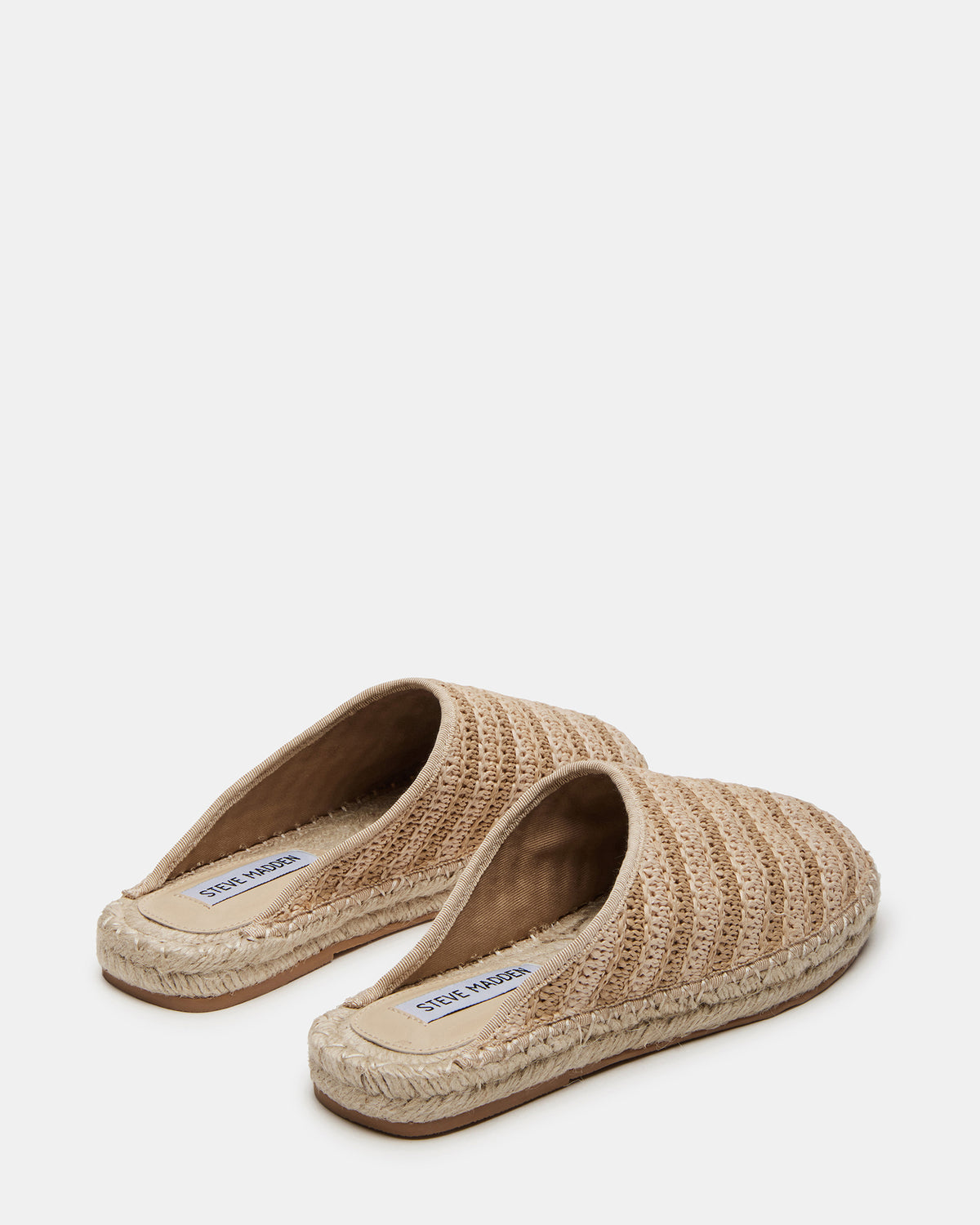 GILLIGAN Raffia Espadrille Mule Flat | Women's Flats | Steve Madden