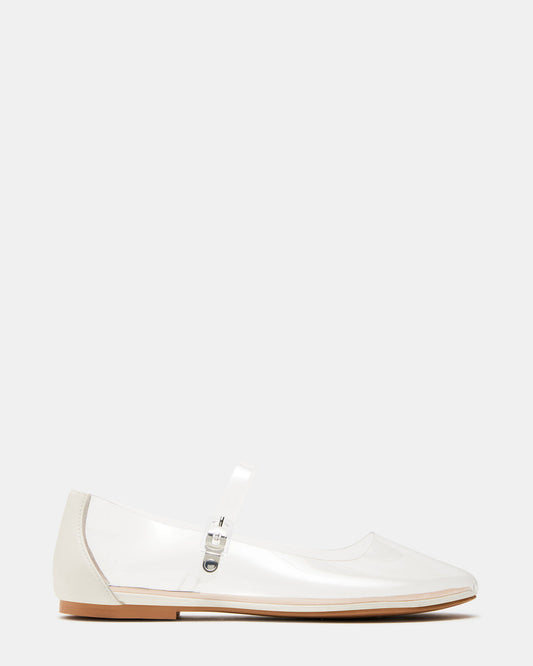 VINETTA Clear Mary Jane Ballet Flat | Women's Flats | Steve Madden