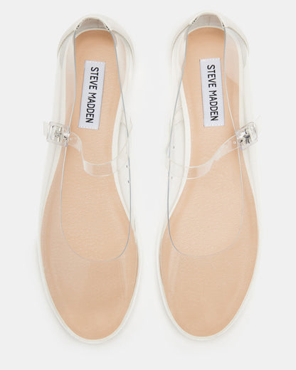 VINETTA Clear Mary Jane Ballet Flat | Women's Flats | Steve Madden