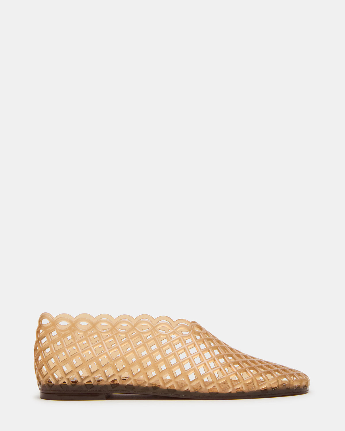 GROVE Tan Square-Toe Jelly Women's Flat | Steve Madden