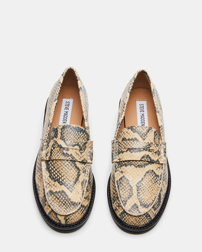 MADISON Snake Women's Penny Loafer | Steve Madden