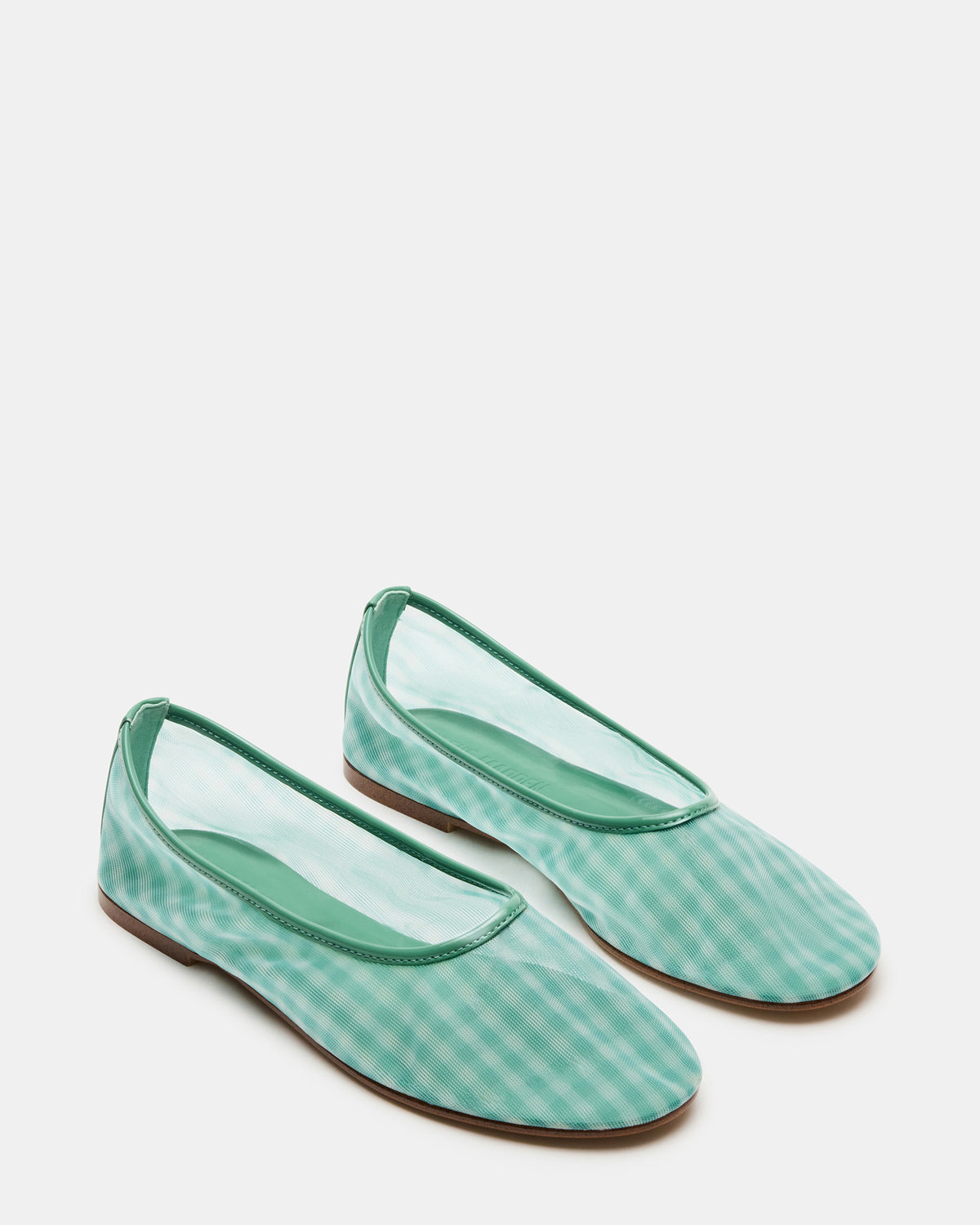 MEADOW Green Multi Mesh Women's Ballet Flats | Steve Madden