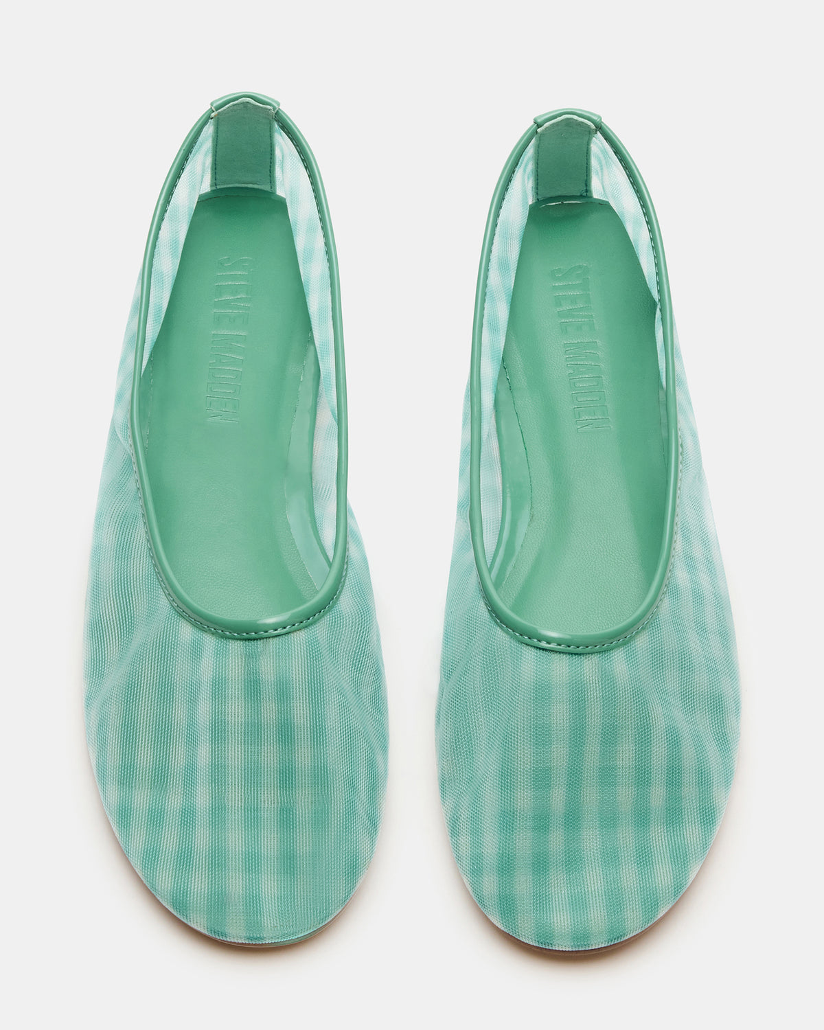 MEADOW Green Multi Mesh Women's Ballet Flats | Steve Madden