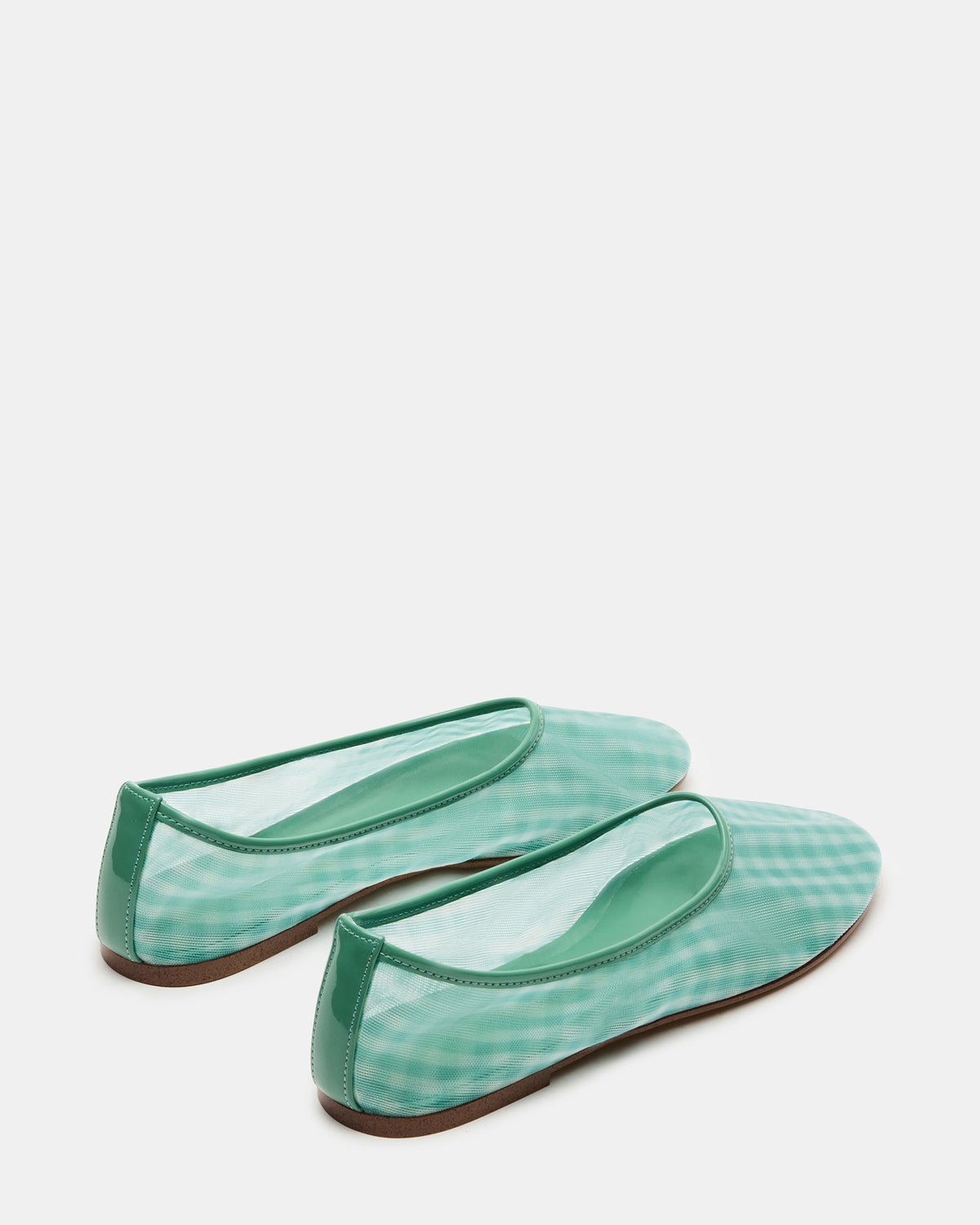 MEADOW Green Multi Mesh Women's Ballet Flats | Steve Madden