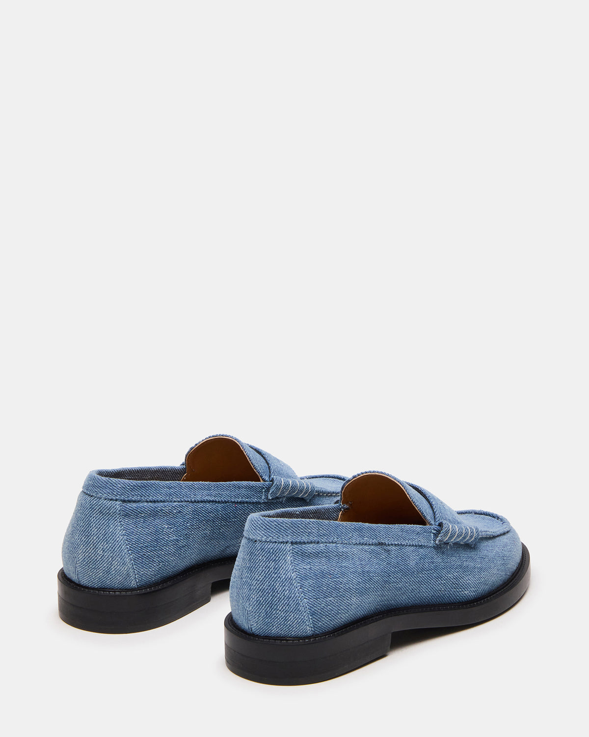 MADISON Denim Fabric Women's Penny Loafer | Steve Madden