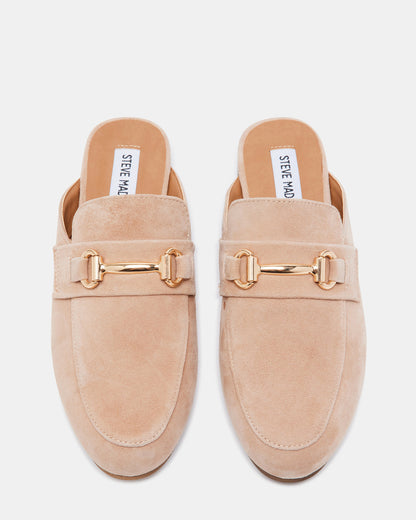 KANDI Camel Suede Women's Designer Loafers | Steve Madden