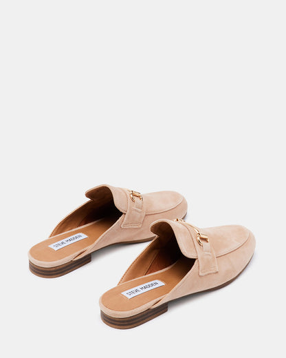 KANDI Camel Suede Women's Designer Loafers | Steve Madden