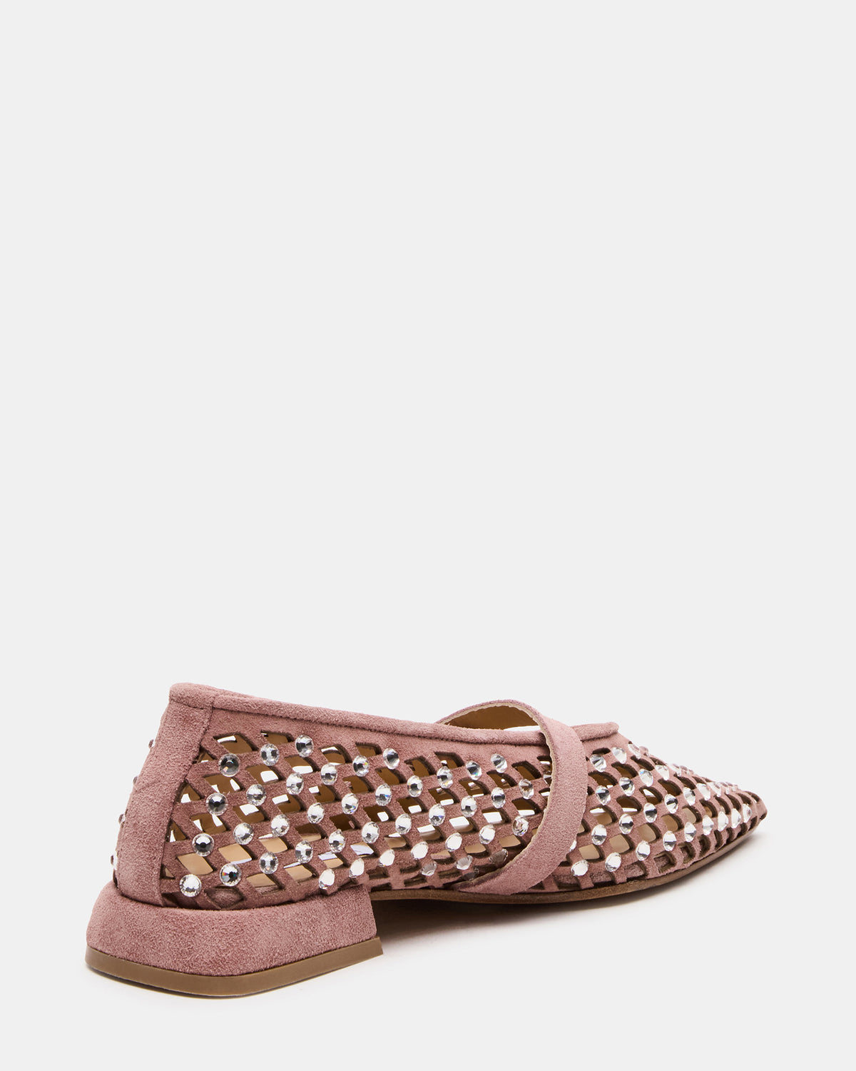 NICO Blush Suede Women's Pointed-Toe Mary Jane Flat | Steve Madden