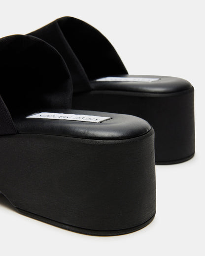 SLINKY30 Black Women's Platform Sandal | Steve Madden