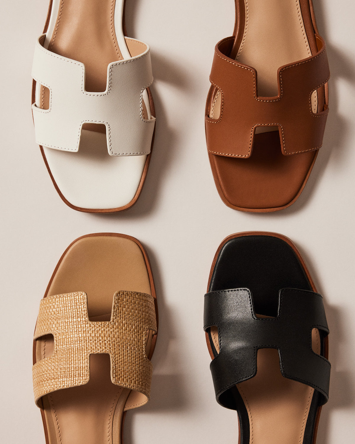 HADYN White Leather Sandal | Women's Designer Sandals | Steve Madden