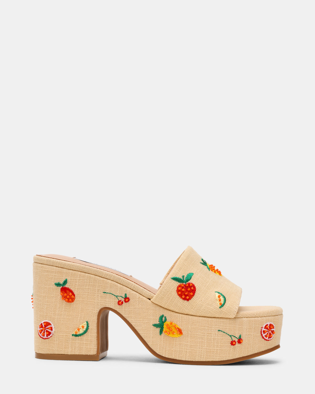 TRIPPY Embellished Fruit Multi Platform Mule Women's Sandal | Steve Madden