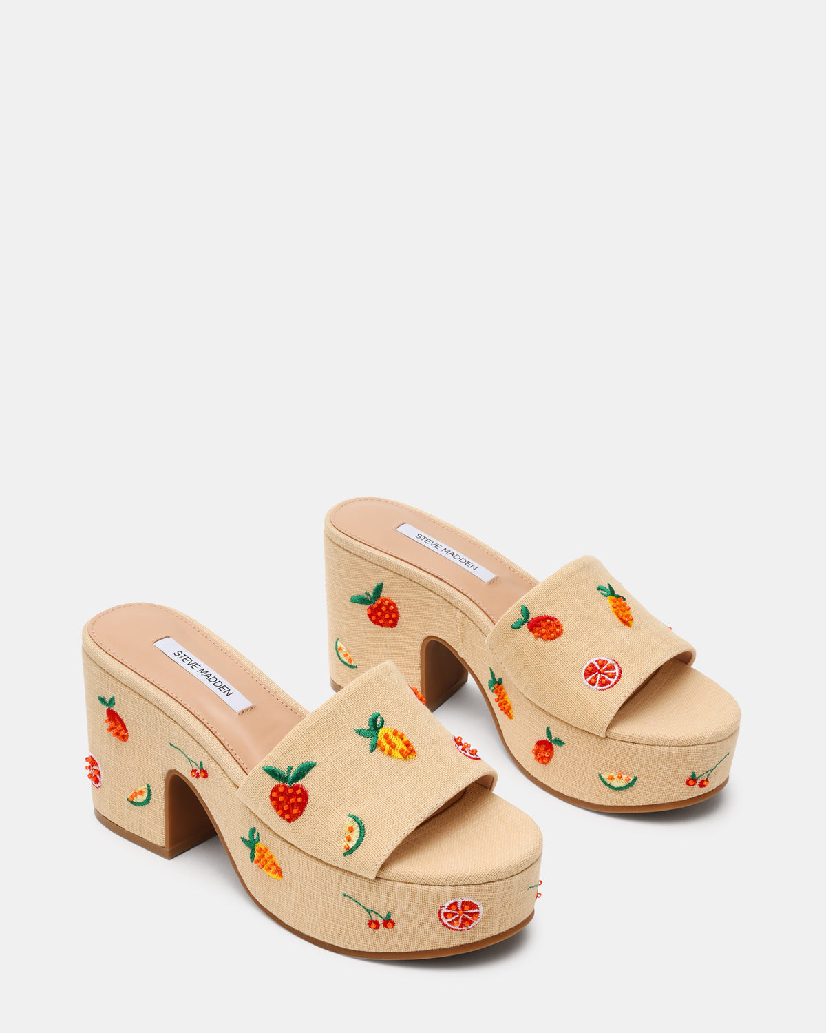 TRIPPY Embellished Fruit Multi Platform Mule Women's Sandal | Steve Madden