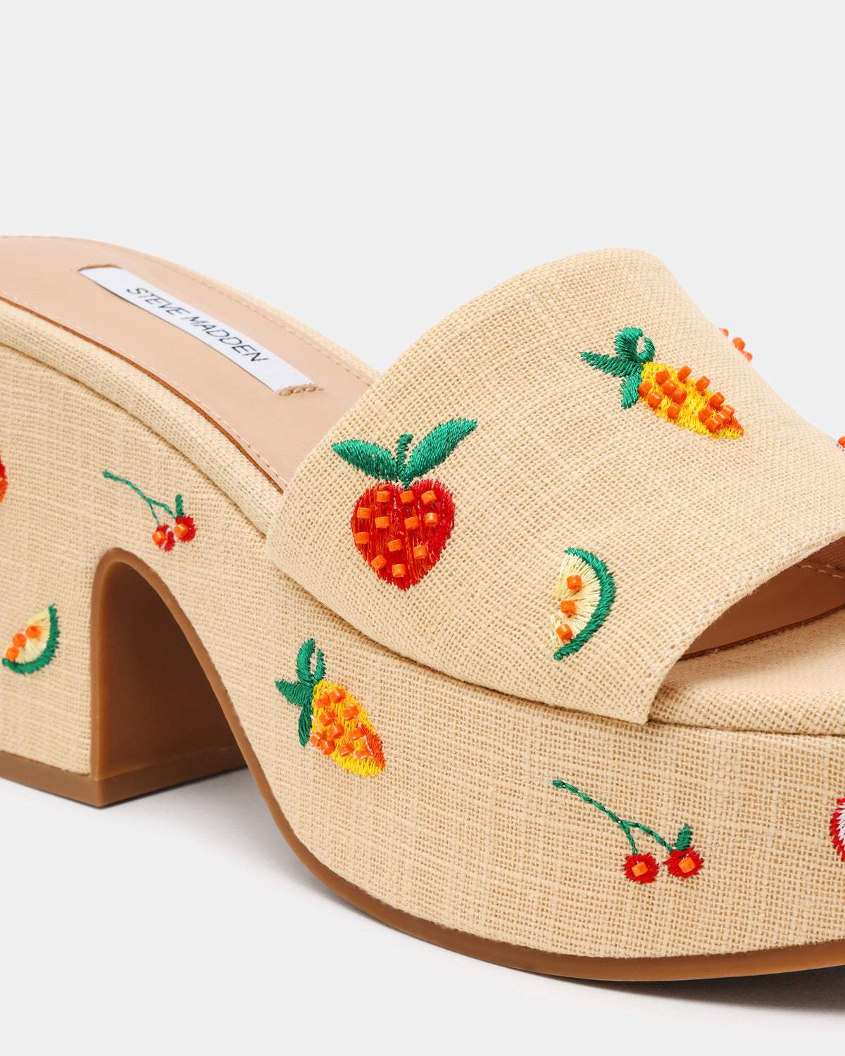 TRIPPY Embellished Fruit Multi Platform Mule Women's Sandal | Steve Madden