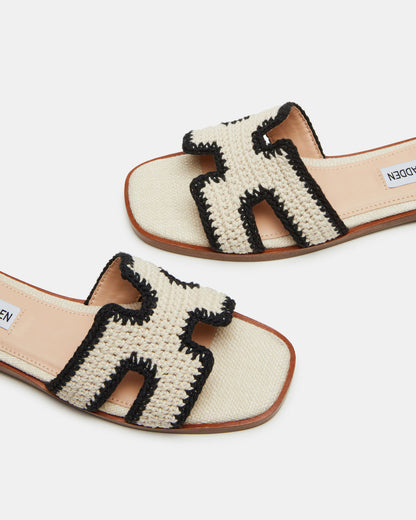 HADYN Cream Multi Sandal | Women's Designer Sandals | Steve Madden
