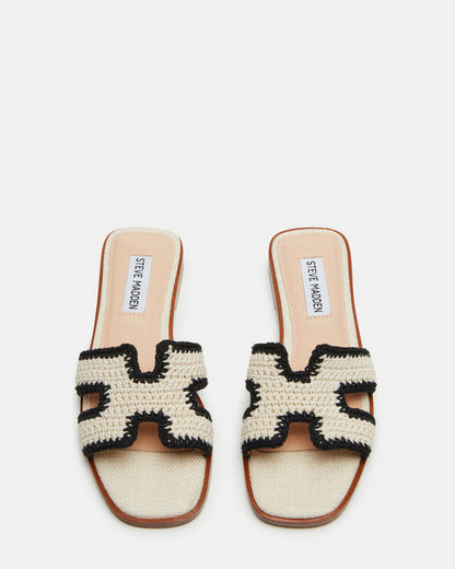 HADYN Cream Multi Sandal | Women's Designer Sandals | Steve Madden