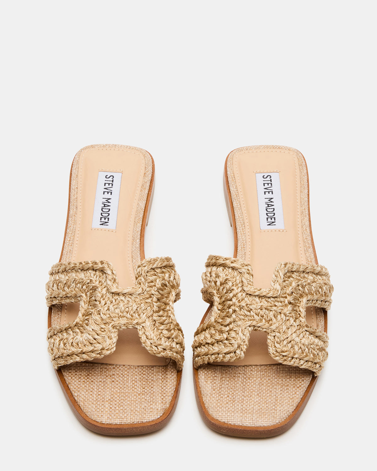 HADYN Crochet Raffia Women's Designer Sandal | Steve Madden