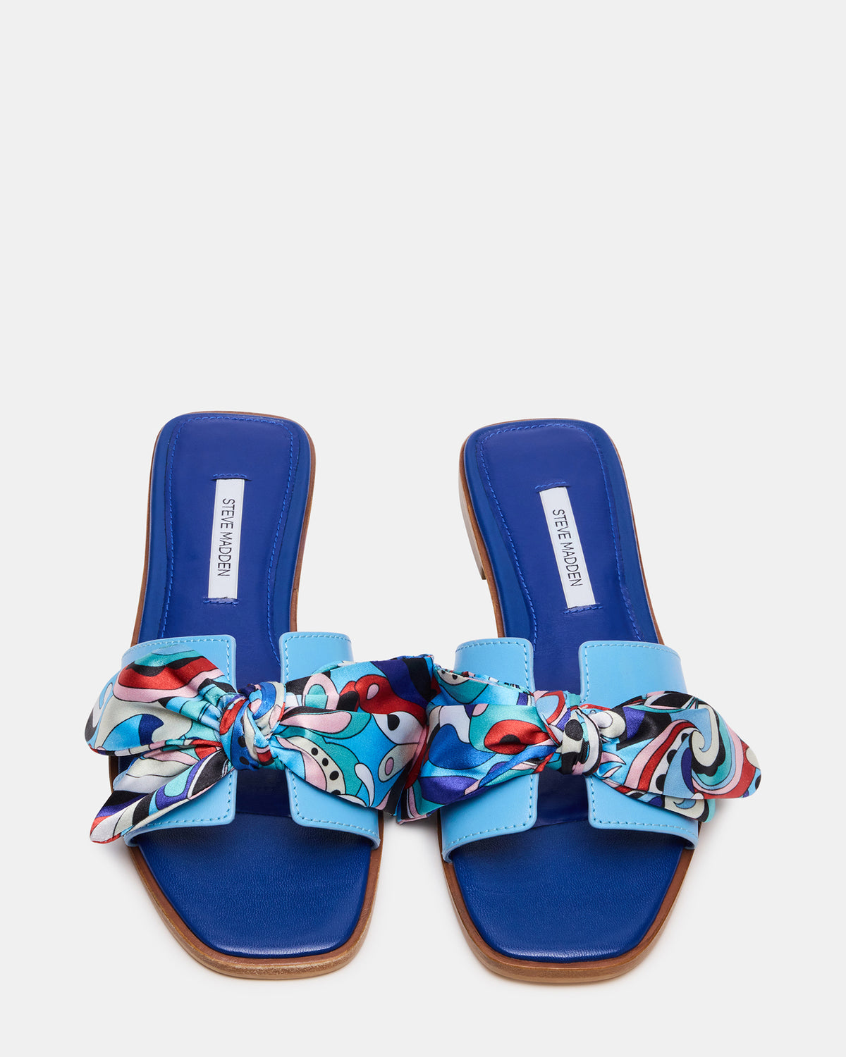 HADYN Blue Scarf Women's Designer Sandal | Steve Madden
