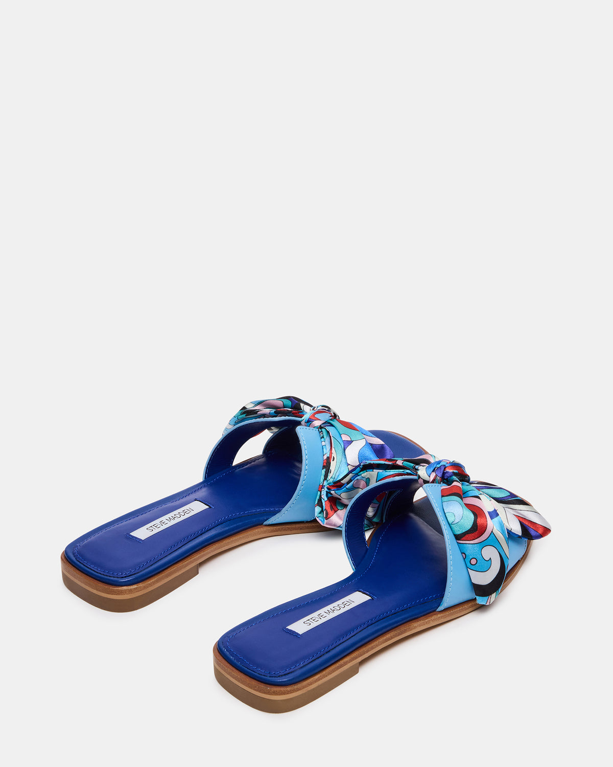 HADYN Blue Scarf Women's Designer Sandal | Steve Madden