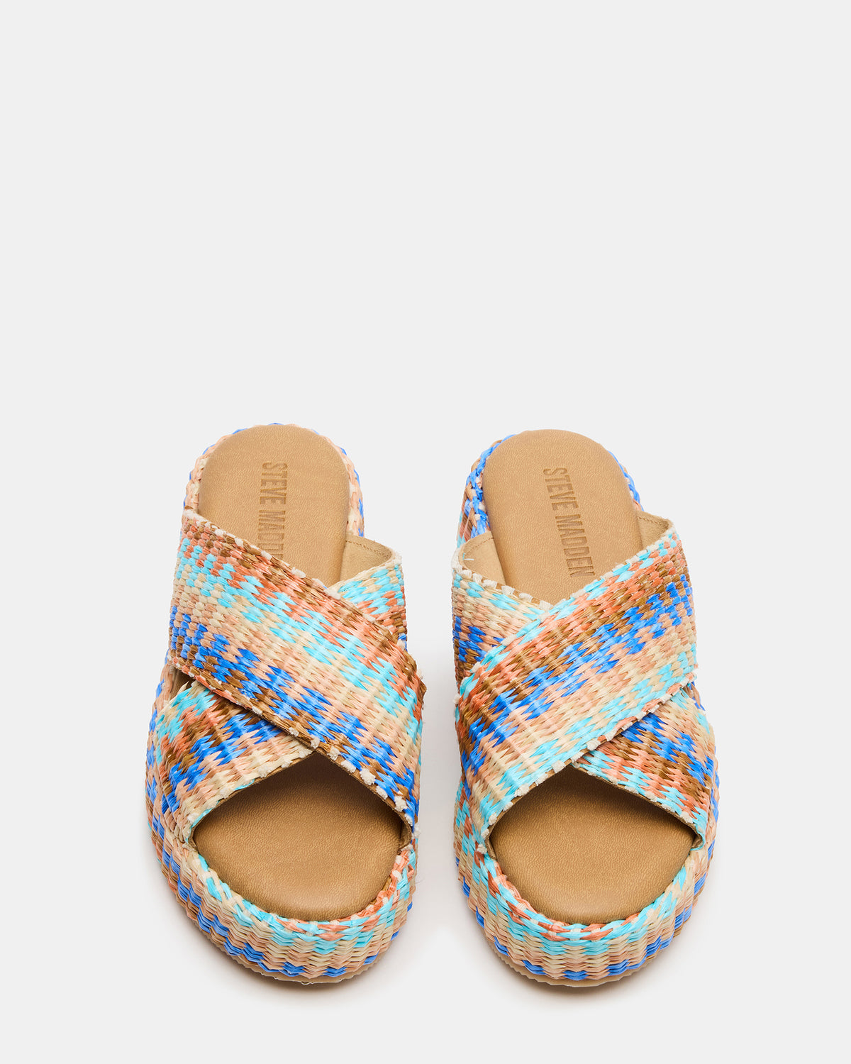 TULUM Raffia Multi Platform Flatform Women's Sandal | Steve Madden