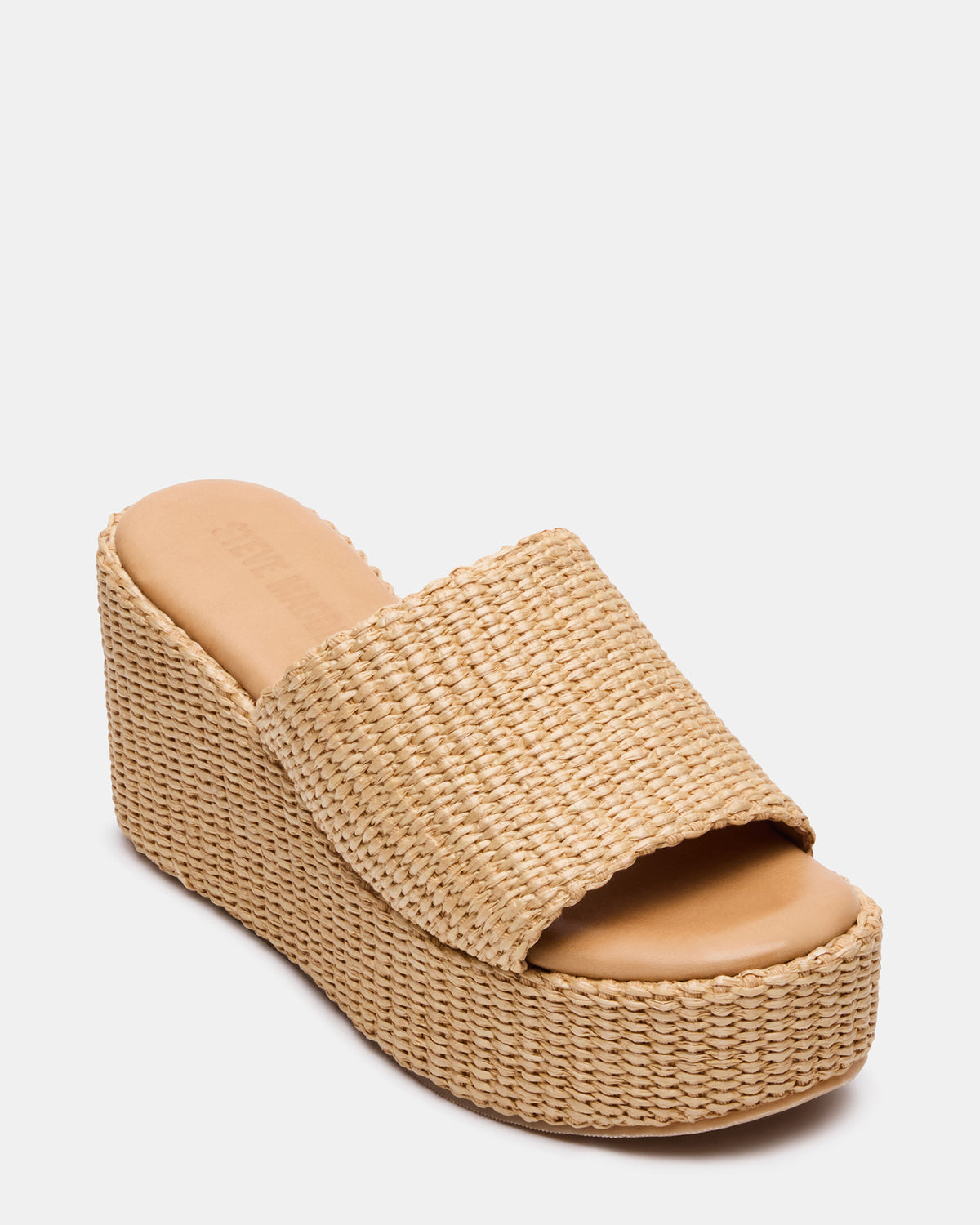 JETTY Raffia Platform Wedge Women's Sandal | Steve Madden