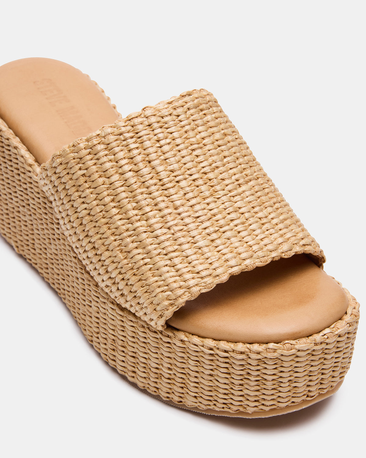JETTY Raffia Platform Wedge Women's Sandal | Steve Madden
