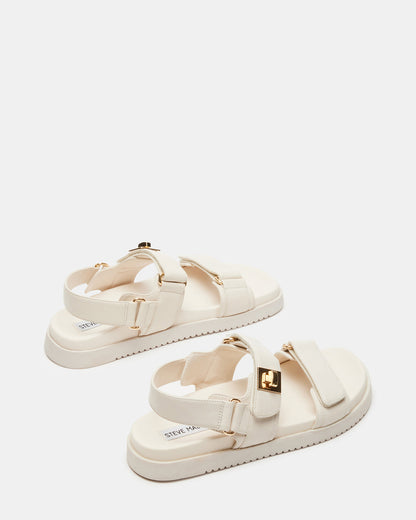 MONA Bone Leather Flatform Women's Sandal | Steve Madden