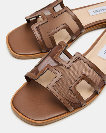 HADYN Mesh Brown Women's Designer Sandal | Steve Madden
