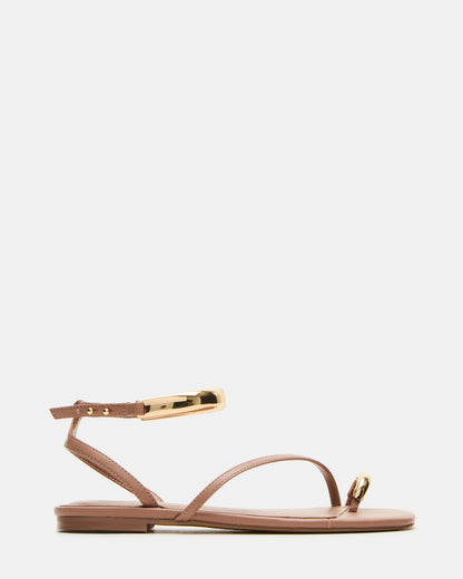 ODYSSEY Mocha Strappy Square-Toe Women Sandal | Steve Madden