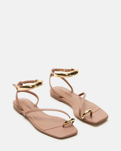 ODYSSEY Mocha Strappy Square-Toe Women Sandal | Steve Madden