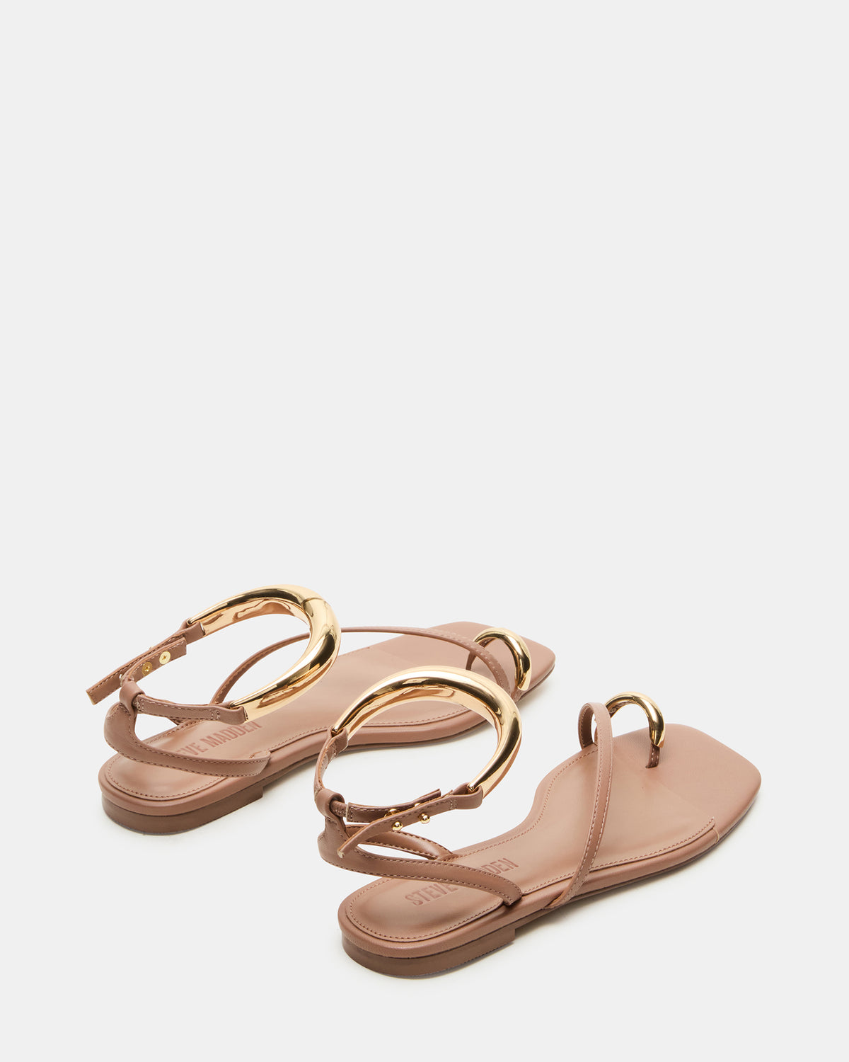 ODYSSEY Mocha Strappy Square-Toe Women Sandal | Steve Madden