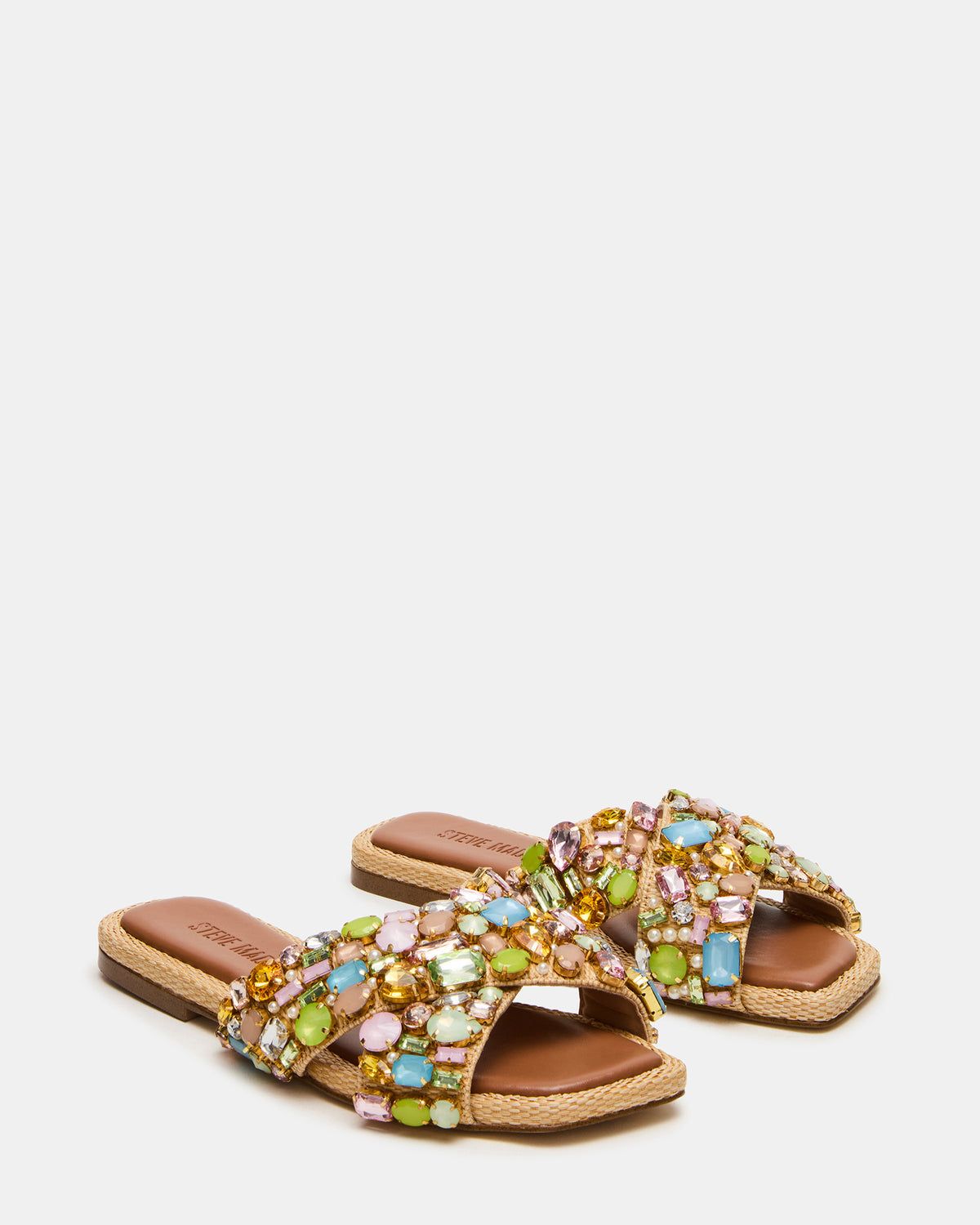 LEVITY Multi Square-Toe Slide Women's Sandal | Steve Madden