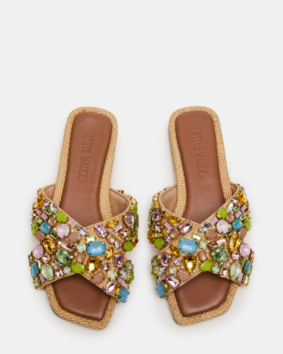 LEVITY Multi Square-Toe Slide Women's Sandal | Steve Madden