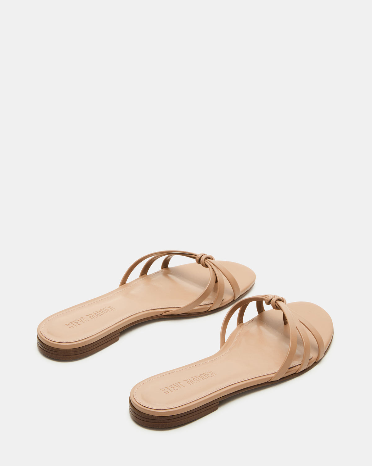 CALISSI Natural Leather Strappy Women's Slide Sandal | Steve Madden