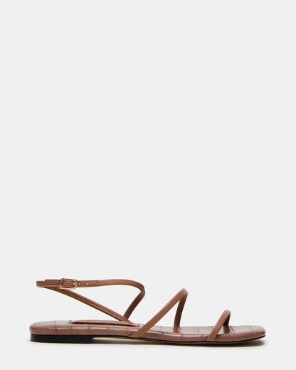 TANGO Mocha Square-Toe Strappy Women's Sandal | Steve Madden