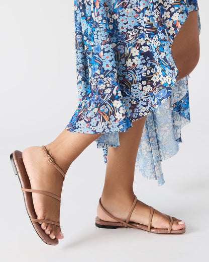 TANGO Mocha Square-Toe Strappy Women's Sandal | Steve Madden