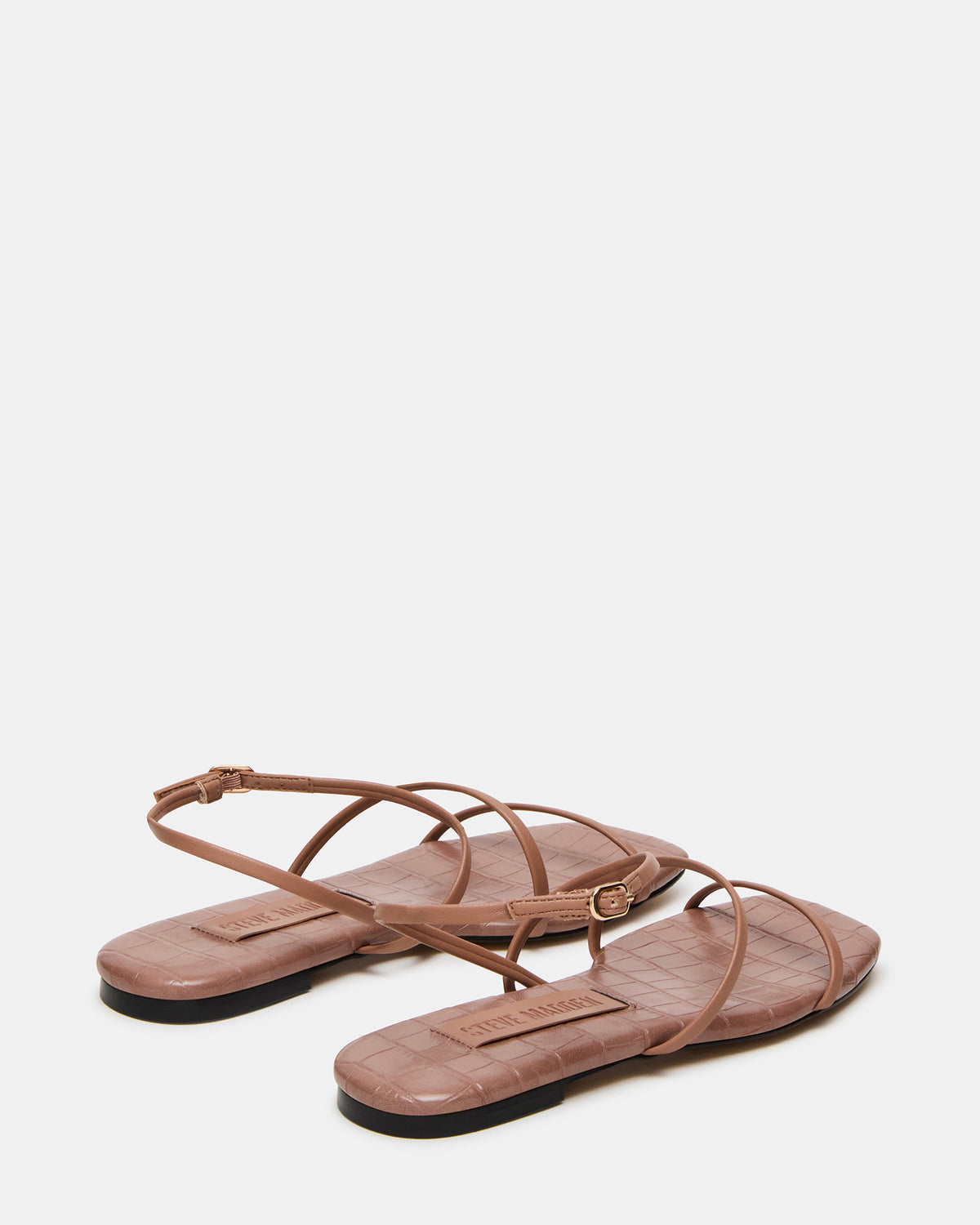 TANGO Mocha Square-Toe Strappy Women's Sandal | Steve Madden