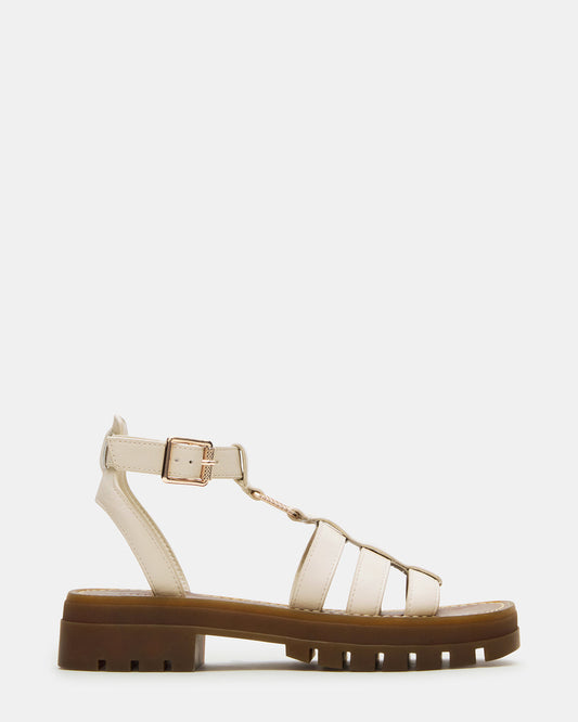 JARELLI Bone Leather Strappy Platform Women's Sandal | Steve Madden