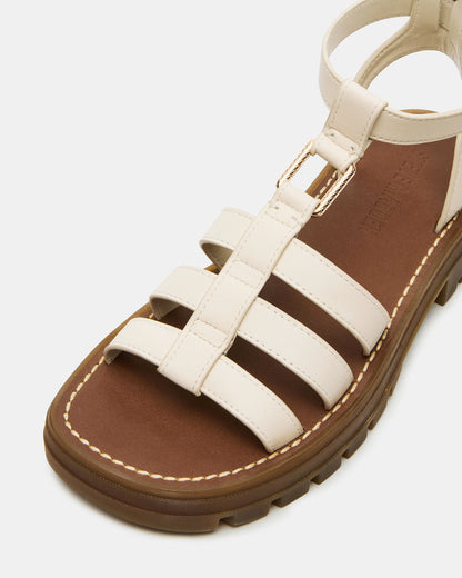 JARELLI Bone Leather Strappy Platform Women's Sandal | Steve Madden
