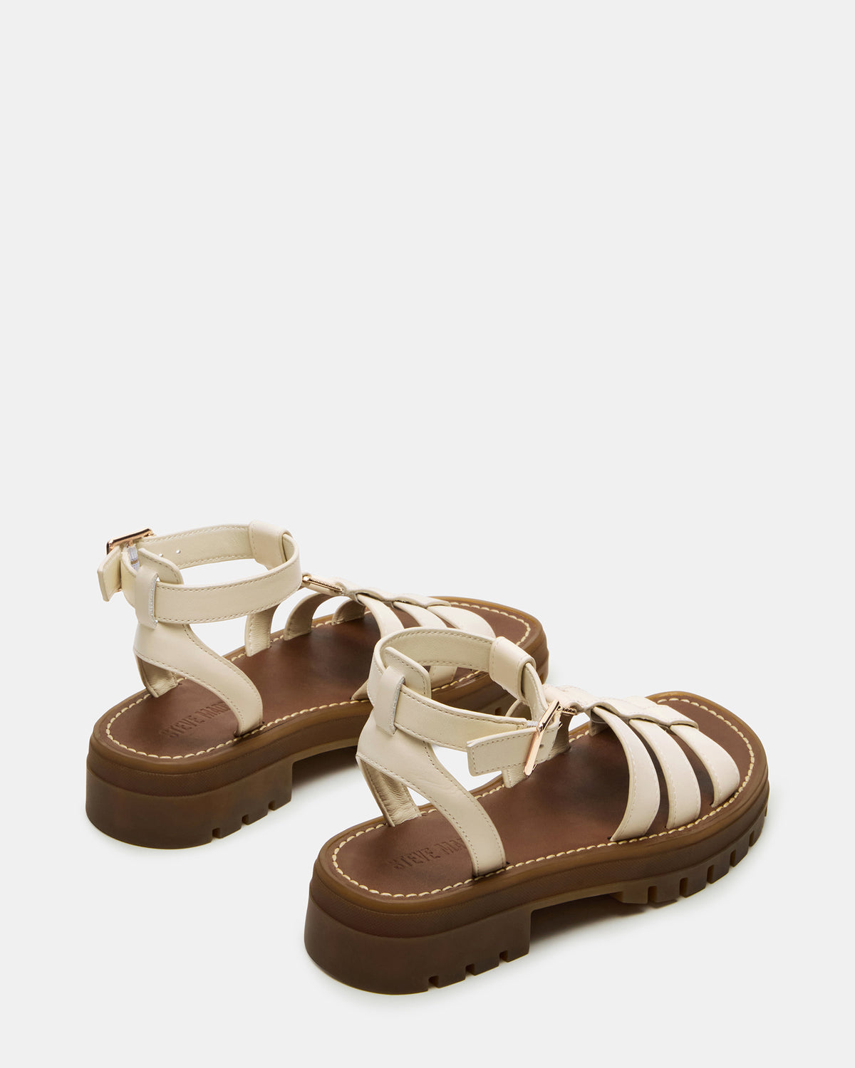 JARELLI Bone Leather Strappy Platform Women's Sandal | Steve Madden