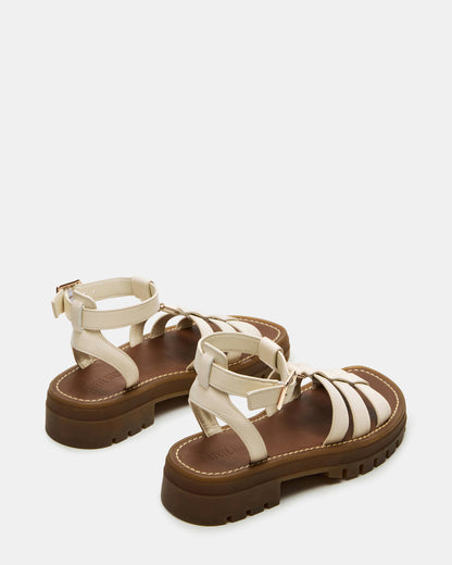 JARELLI Bone Leather Strappy Platform Women's Sandal | Steve Madden
